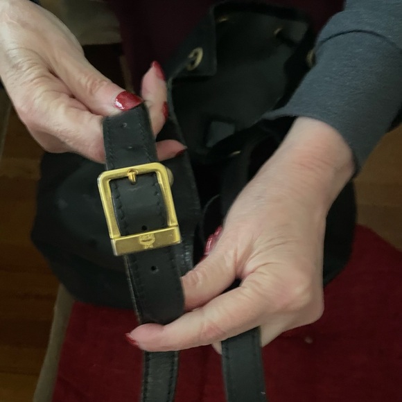 MCM Vintage Classic Black Bucket Bag Made in Germany Original price $375.00 - Picture 12 of 12